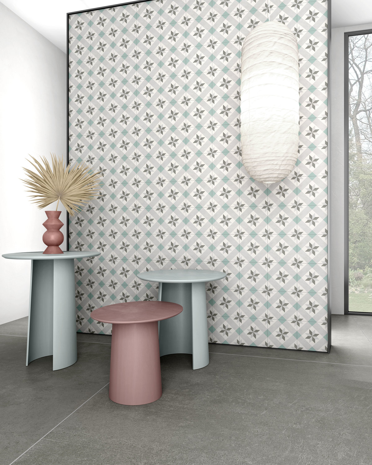 CERAM CLASSICS FLORA PEARL 22.3x22.3x1.1 CM